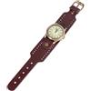 KALLORY Orologio da Polso Donna in Cuoio Quadrante Classico Vintage, Design Elegante e Confortevole, per Matrimonio o Uso Quotidiano