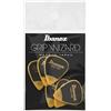 IBANEZ Flat Pick Sand Grip - Giallo 6 pezzi (PPA14HSG-YE)