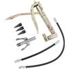Qqmora Kit Ugelli per Grasso da 7 Pezzi Accoppiatore per Grasso per Aria in Metallo Ad Alta Resistenza con Tubo da 230 Mm 400 Mm per Pompa per Compressore d'Aria Attrezzatura
