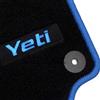 Car Lux AR02970 - Tappetini su misura per Skoda Yeti Edition Velour blu dal 2009-