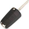 TGVBGTN Guscio Chiave Auto Compatibile Con Opel Per Antara 2007 2008 2009 2010 2011 2 3 Pulsanti Custodia Pieghevole Per Telecomando Auto DWO5 Non Ritagliata
