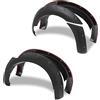 JHCHAN Estensioni parafango 6 larghe con rivetti per cabine doppie Ford Ranger 2015-2022 T7 T8 Raptor Wildtrak Limited Stormtrak Wolftrak Thunder XL XLT (senza PDC)