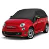 Junhui Copertura auto per Metà per F-iat 500 2007-2023, Telo Copriauto Mezza Copertura, Resistente al Sole, Impermeabile, Polvere