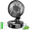 ITJMRJP Ventilatore da Tavolo 6000mAh Batteria Mini Ventilatore Portatile USB Ricaricabile Silenzioso Ventilatore Piccolo Potente 6 Velocità Ventilatore Scrivania per Ufficio Casa Viaggio(Nero)