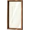 VRTYVEYBB Cornice portafoto in legno massello, finitura in noce, supporto per la decorazione della casa, autoportante, per foto da 10 x 30 cm o calligrafia, artistica, moderna, rustica, tradizionale, opzioni di