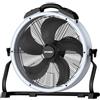 XPower FD-450D - Ventilatore circolatore d'aria ad alta velocità, 45,7 cm, 90 W, a risparmio energetico, silenzioso, con supporto girevole a 360°, ventilatore da pavimento portatile resistente (bianco