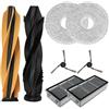 Vilgftyiet Kit per ricambi per mova Mobius 60 per spazzola Filtri Panni | Compatibile per mova Mobius 60, include per spazzola principale, filtri, panni mop, profonda pavimenti