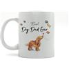 Image Industry Tan Cocker Spaniel Best Dog Dad tazza in ceramica - Tazza da caffè da 325 ml per gli amanti dei cani, regalo divertente per lui | Regalo per gli amanti degli animali domestici