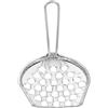 TOPPERFUN Grattugia Professionale in Acciaio Inox, Rete e Fori Piccoli | Noodle Freddi e Jelly, Raschietto Multiuso da Cucina, Argento, Resistente alla Ruggine, Facile da Pulire