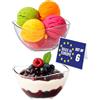 NORDIC SCHILLER Ciotole in Vetro Set 6 215ml Ciotola per Dessert in Vetro SENZA PIOMBO Coppette Gelato, Salse Sundae Caramelle, Ciotole Per Frutta, Insalatiere, Tazza da Dessert