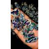AK GEMS AND JEWELLERY Black Opal Pietra Grezza Naturale Ethiopian Mix Lot 30-17 MM