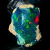 AK GEMS AND JEWELLERY Fire Opal rough , Nera Naturale Opal Crudo, Etiope Opal gemstone 8 KT 17x10 MM