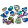AK GEMS AND JEWELLERY 50 Pezzi Jumbo Nero Opale Grezzo Di Categoria A Per L'Intaglio Lotto Naturale