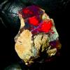 AK GEMS AND JEWELLERY Ethiopian Opal rough , Nero Fuoco Crudo, Naturale gemstone 9.5 KT 17x11 MM