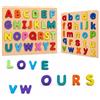 Syhdfxknp Lettere in Legno Alfabeto ABC Puzzle in Legno Puzzle Alfabeto Tavola | Colorato Lettere Legno, Lettere Maiuscole e Minuscole, Puzzle ABC in legno, Per Apprendimento E Tempo Libero Domestico