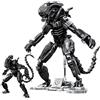 Fuleying Xenomorph - Set di mattoncini da costruzione per adulti, action figure di alieno sci-fi