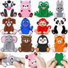 BelleStyle Fidget Toys Antistress per Bambini e Adulti,Giochi Sensoriali Autismo ADHD | 12 Pezzi Texture Animali Silicone, Allevia L'ansia, Giocattolo da Viaggio Aereo Auto 2 3 4 Anni, Regalo Calmante per Scuola