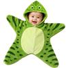 Meaunzyl Vestito Zucca Neonato, Baby Starfish Carino Halloween Costume Neonata,0‑12M | Costume da zucca caldo Footie con cappuccio Star pagliaccetto zip up all-in-one accogliente party loungewear neonati
