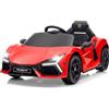 LALAHO Auto elettrica per bambini, 12 V, con telecomando da 2,4 GHz | Veicolo per bambini con clacson a LED, musica, avviamento delicato, veicolo elettrico con ruota ausiliaria