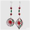 EDG Enzo De Gasperi Addobbo Natalizio Lanterna Fuso Tartan Assortita H8 cm 1 Pz - Decorazione per Albero di Natale