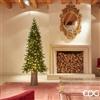 EDG Enzo De Gasperi EDG_Enzo De Gasperi Albero di Natale Pino Slim H 180 Cm 360 Miniled D 71 Cm Uso Interno Verde