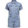 ONLY Onlcastel S/S DNM Playsuit Azg Donna