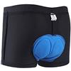 Generico Pantaloncini Ciclismo Imbottiti, 5D Gel Pad Ciclismo Shorts Downhill Intima MTB Mountain Bike Pantaloni di scarsità Biciclette Mutande Man