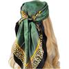 JBJYGSG Sciarpa Quadrata Sciarpe quadrate 90 * 90 cm Scialli Sciarpa Hijab in raso di seta Donna Stampa Fazzoletto Bandana Sciarpe al collo testa Donna