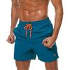 Tansozer Costume Uomo Mare Costumi da Bagno Uomo Pantaloncino Costume Surf Uomo Piscina Impermeabile Pantaloncini Asciugatura Rapida DE Blu Malachite L