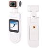 Plyisty Videocamera Sportiva Manuale, 2400mAh, 1080P, Grandangolare 130° | Stabilizzazione Intelligente, Filettatura 1/4in, Clip Posteriore, Ricarica Tipo C, per Corsa Escursionismo Sport Outdoor