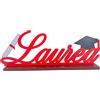 BOOSHMall Centrotavola Laurea, Decorazione in Legno, Decorazioni Laurea Tavolo, Ornamenti per Laurea, Decorazioni Laurea, Decorazione in Legno per Feste