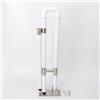 KenSyuInt Maniglia pieghevole di supporto da parete per doccia, supporto per WC, antiscivolo, a parete, 60 cm, colore bianco