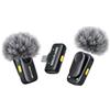 Hollyland LARK A2 Mini Duo (2TX + 1RX) Microfono Wireless, iPhone/Android, Plug & Play, Audio Ricco di Dettagli, 200m, AI Auto-Limit, 14H, Microfono per iPhone17/16/15/Android, Vlog, Streaming