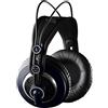 AKG K240 MKII Cuffie professionali semi-aperte da studio, archetto autoregolabile, design ad alte prestazioni, adattatori da 3 mm e 1/4 - Nero e blu