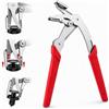 LMSAWK Pinza per Clip Auto, Attrezzo Rimuovi Clip con Molla Migliorata, Estrattore Fissaggi per Rivetti, Pannello Porta, Dadi Clip e Riparazione
