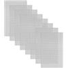 XMIRAKLIX Rete Metallica Maglia Piccola 8 Pezzi Griglia Inox 304 15x21 cm 20 Mesh | Rete inox 304 20 mesh per ventilazione filtro zanzariera metallica e protezione fai da te