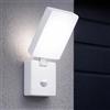 Miratic Applique da Esterno con Sensore di Movimento PIR 4000K 10W Luce Bianca Neutra 800lm Lampada da Esterno Ideale per Terrazza Balcone Giardino IP65 (bianco)