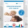 Allergosystem Federa Copricuscino Antiacaro Letto Singolo 50x80cm - Dispositivo Medico Antiacaro e Anallergico MADE IN ITALY - Linea Nuvola
