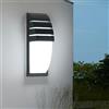 Comely Applique da Parete Esterno, Nero 12W Lampade da Parete LED | IP65 Impermeabile Applique LED per Soggiorno, Portico, Balcone, Luce Bianca Fredda 6500K