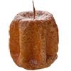 Cereria Di Giorgio - Candela a Forma di Pandoro - Color Caramello - Diametro 9 cm Altezza 9 cm - Artigianale - Idea Regalo Natale