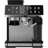 Cecotec Macchina da Caffè Espresso Barista Power Espresso 20 Barista Grind & Latte. 1350W, 20 Bar, Macinino Conico, Serbatoio Acqua 2.6L, 100g Caffè e 500ml Latte, Schermo Tattile, Autopulizia