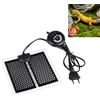 lalago Tappetino Riscaldante Rettili, 5W 15x14CM | con 7 Pulsanti di Regolazione della Temperatura e Timer, Termoforo Rettili per Tartaruga Serpenti Lucertola Geco
