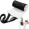 QWORK® Imbracatura di supporto regolabile per cane M, aiuto per mobilità quotidiana e zampe posteriori, maniglia imbottita, 16 x 53 cm, per 9-36 kg