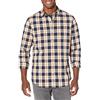 Amazon Essentials Uomo Camicia in Popeline Elasticizzato A Manica Lunga dalla vestibilità Aderente