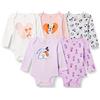 Amazon Essentials Disney | Marvel | Star Wars Body a Maniche Lunghe in Maglia di Cotone Unisex - Bambini e ragazzi, Confezione da 5
