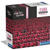 Clementoni Squid Game Impossible Game-1500 Pezzi Adulti, Serie TV, Netflix, Puzzle Difficili, Made in Italy, Multicolore, 80504, Esclusivo Amazon
