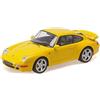 MINICHAMPS 155061172 Porsche 911 993 Turbo 1995 1:18 Giallo Auto Diecast