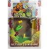 GIOCHI PREZIOSI ACTION COIN BANK HULK ANNI 70 80 SALVADANAIO MANGIA SOLDI VEDI VIDEO VINTAGE NEW