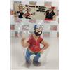 Disney BRACCIO DI FERRO BRUTUS BLUTO GIOCATTOLO IN GOMMA NATURALE KFS OPER MUNDI OLIVIA