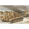 Dragon Models USA, Inc. Dragon Models Tiger I Mid-Production Kit with Zimmerit (1/35 Scale)